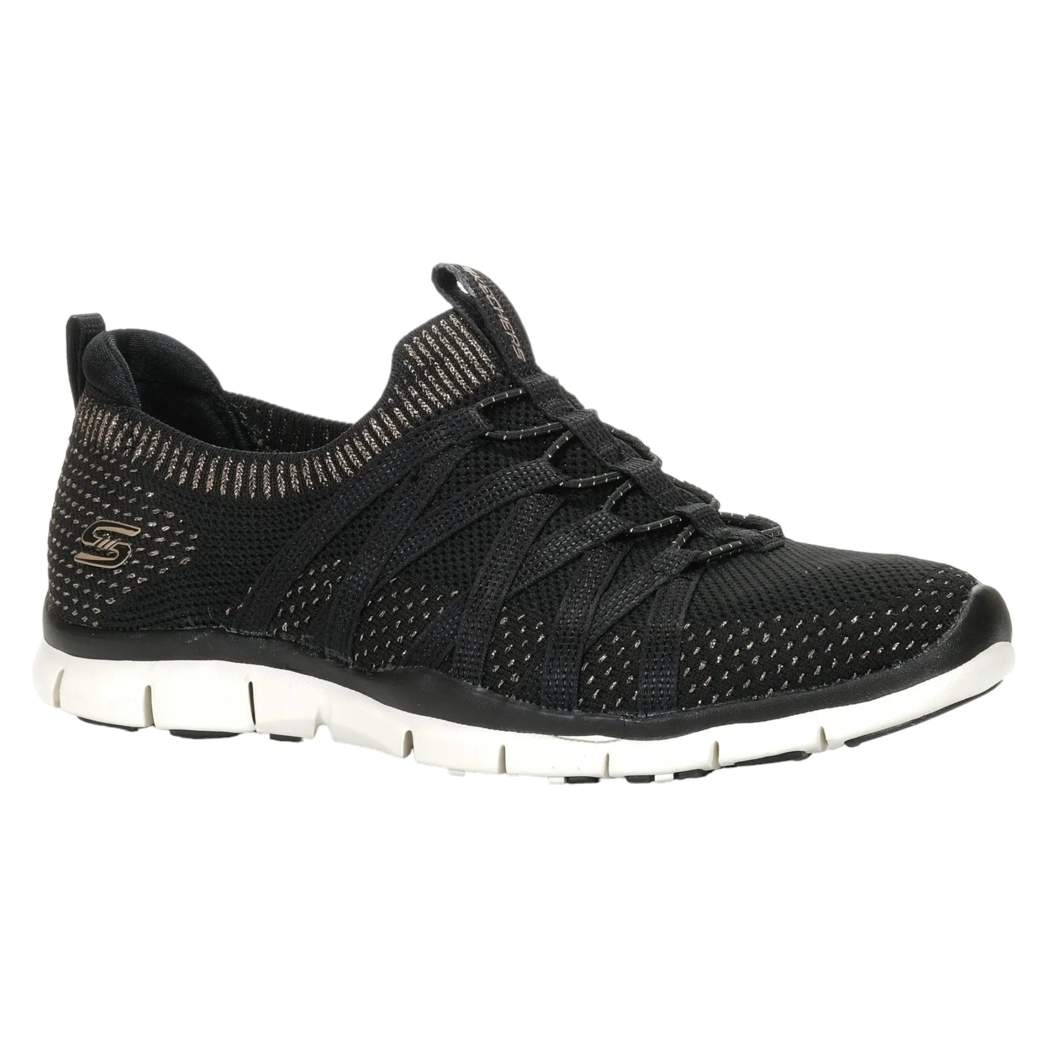 .Skechers Womens Gratis Sapphire - (104157/BKRG) - GS - R2L15