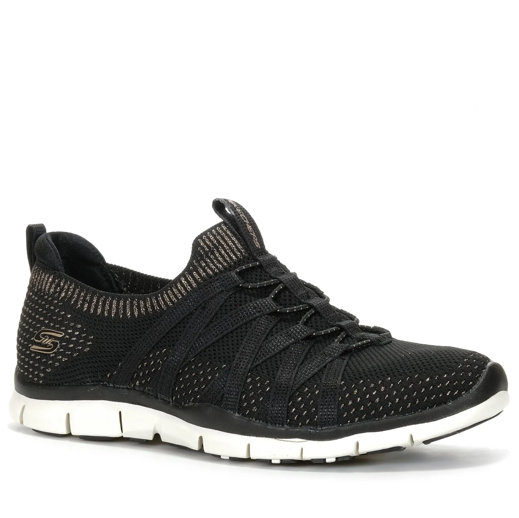 .Skechers Womens Gratis Sapphire - (104157/BKRG) - GS - R2L15