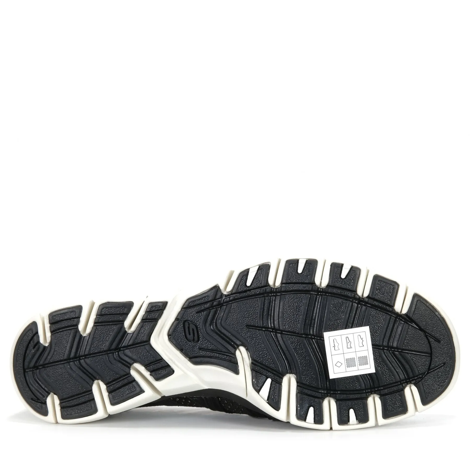 .Skechers Womens Gratis Sapphire - (104157/BKRG) - GS - R2L15