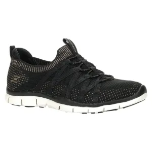 .Skechers Womens Gratis Sapphire - (104157/BKRG) - GS - R2L15