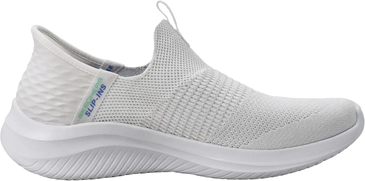 Skechers Women's Hands Free Slip Ins Ultra Flex 3.0 Smooth Step Sneaker