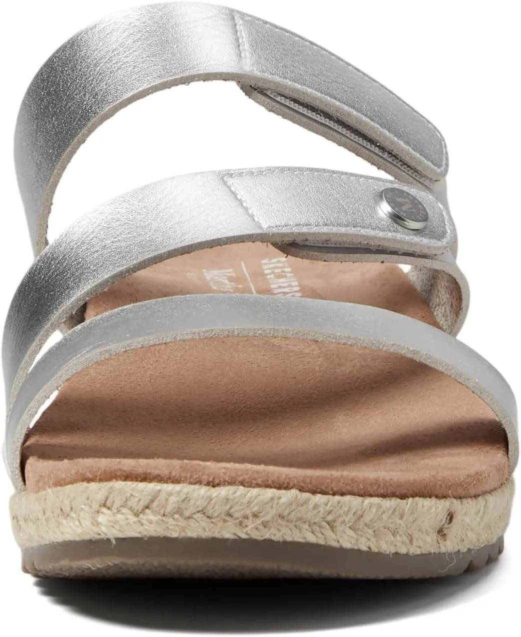 SKECHERS Women's Martha Stewart Breezie-Shiny Luster Wedge Sandal