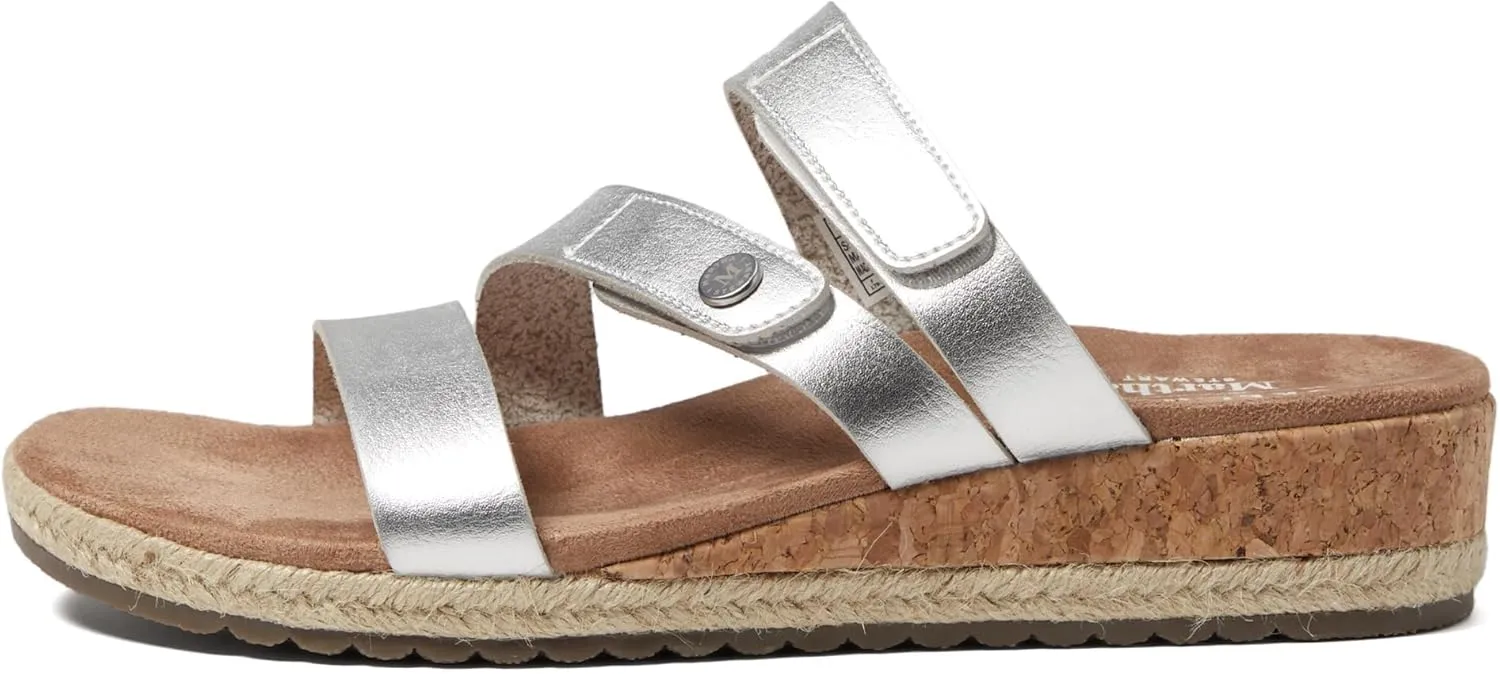 SKECHERS Women's Martha Stewart Breezie-Shiny Luster Wedge Sandal