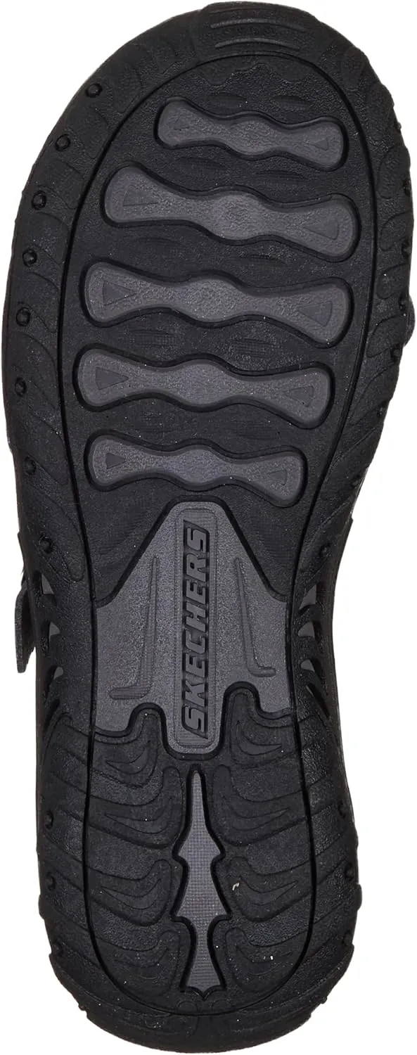 Skechers Women's Reggae-Carribean-Double Buckle Toe Thong Slide Sandal