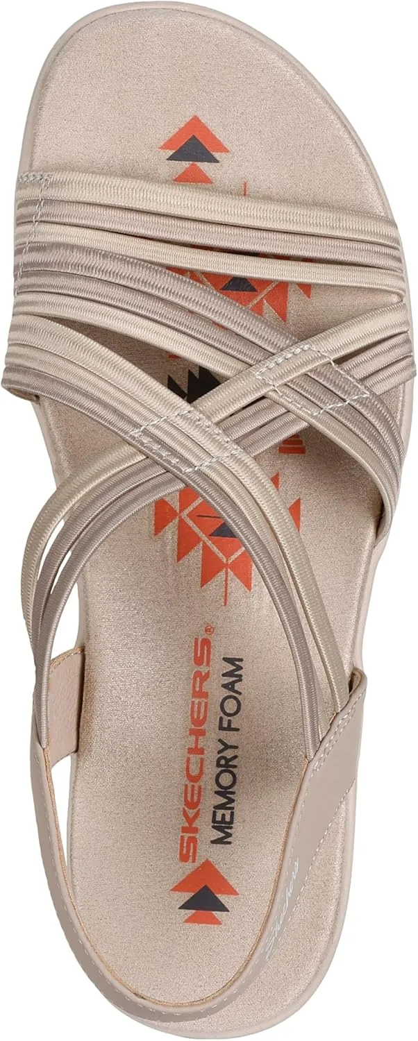 Skechers Women's Reggae Slim Simply Stretch Sandal