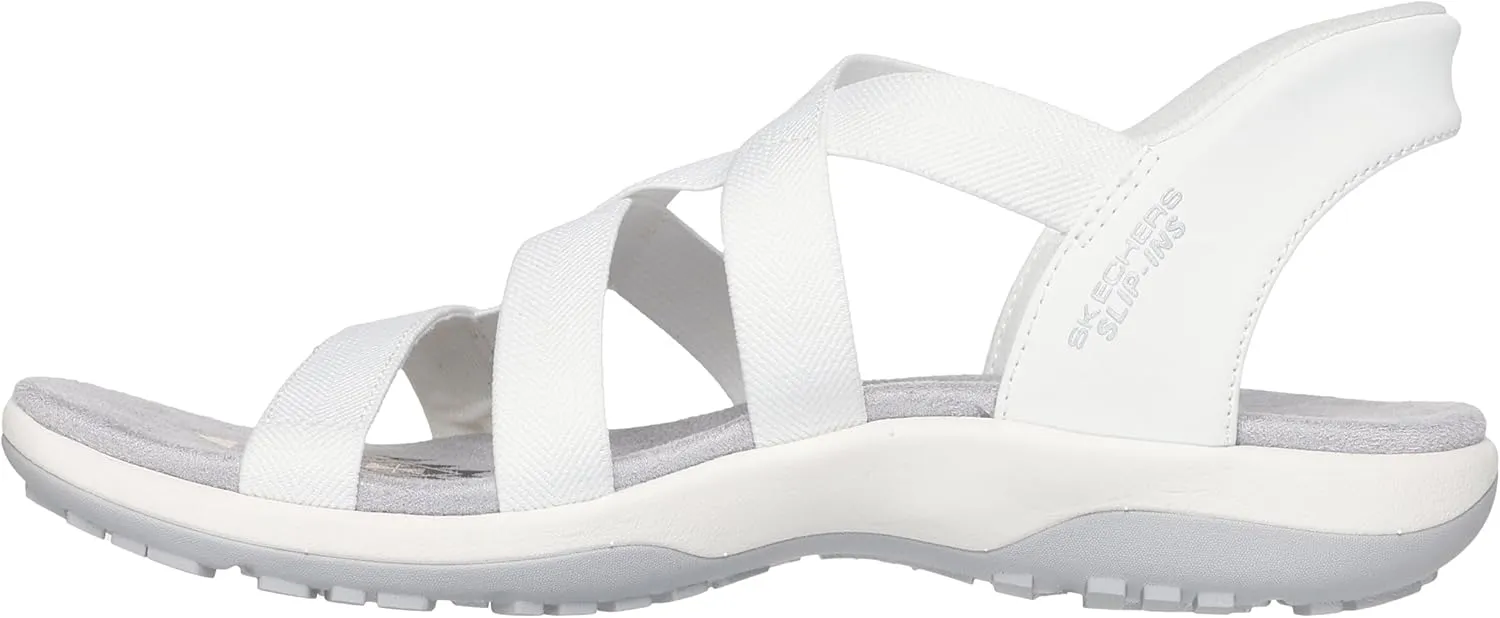 Skechers Women's Reggae Slim-Stretch Flex Hands Free Slip-ins Sandal