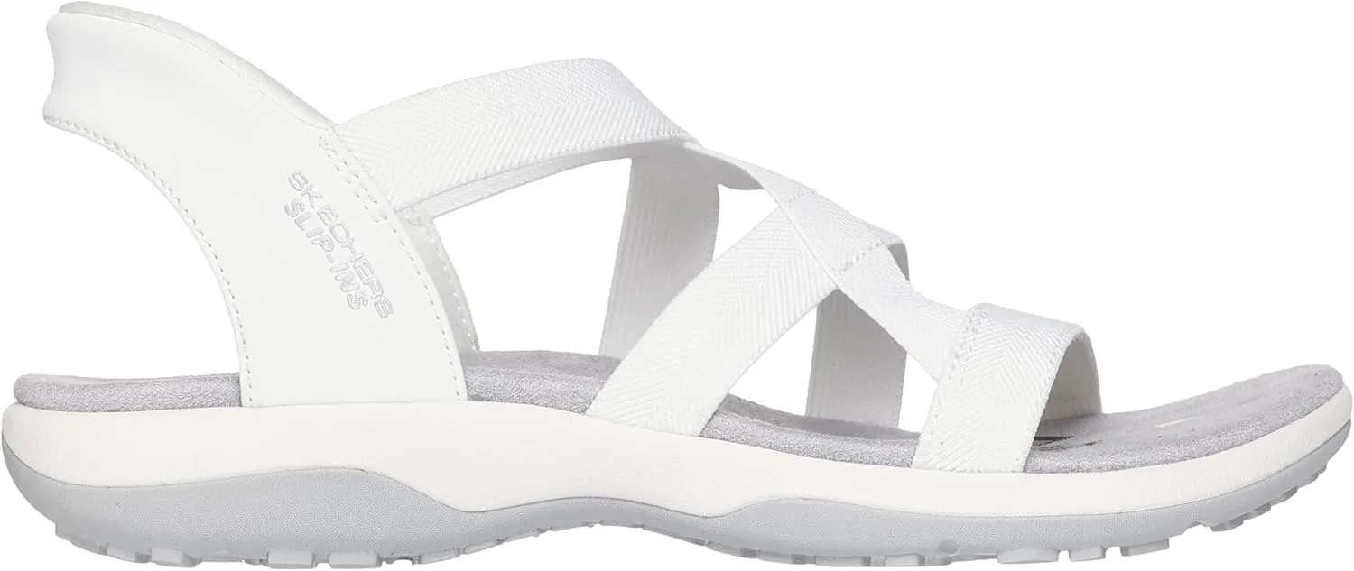 Skechers Women's Reggae Slim-Stretch Flex Hands Free Slip-ins Sandal