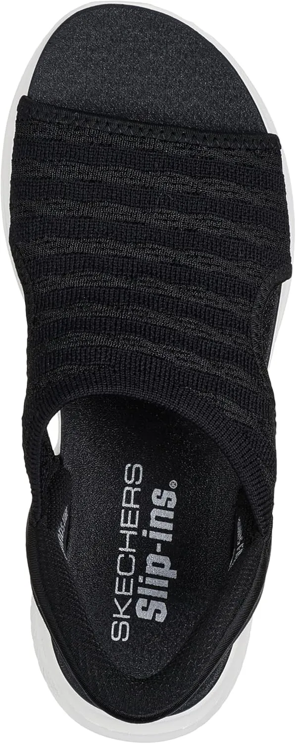 Skechers Women's Ultra Flex 3.0-Sun Warmth Hands Free Slip-ins Sandal