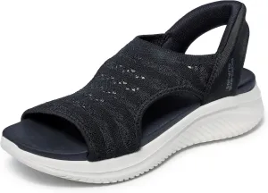 Skechers Women's Ultra Flex 3.0-Sun Warmth Hands Free Slip-ins Sandal