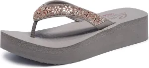 Skechers Women's Vinyasa-Wild Daisies Flip-Flop