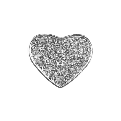 Slide Heart Charm 5/pk