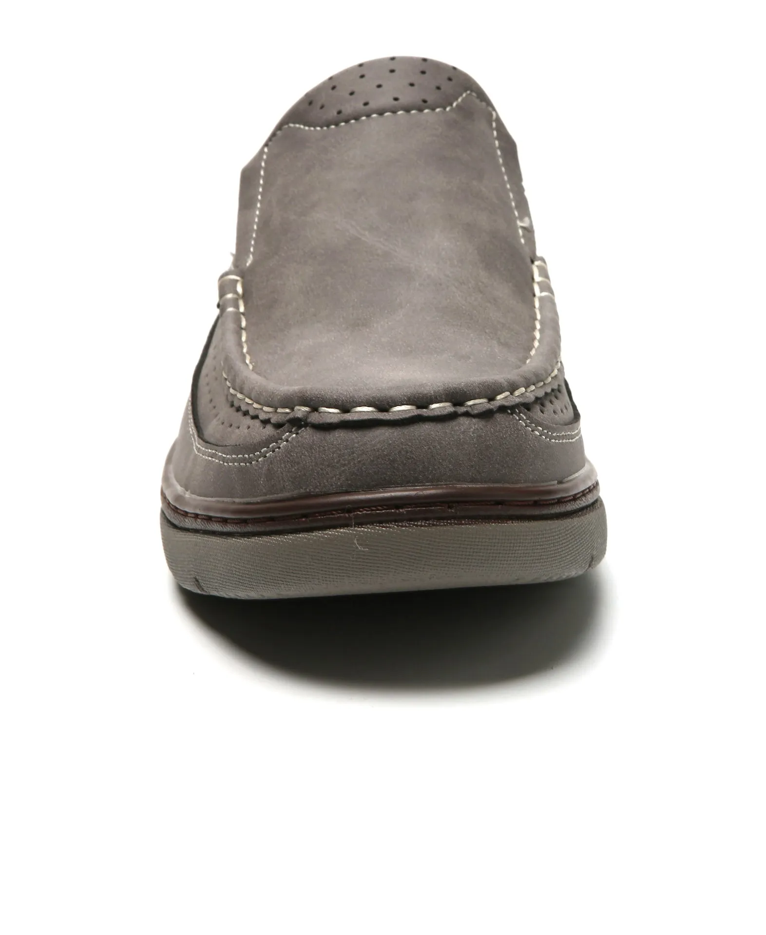 Slip On Comfort Shoes - Grey