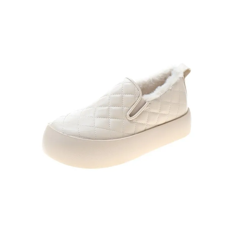 Slip On Fur Shoes