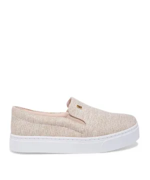 Slip Santa Lolla Linho Juta Brilho Sola Baixa