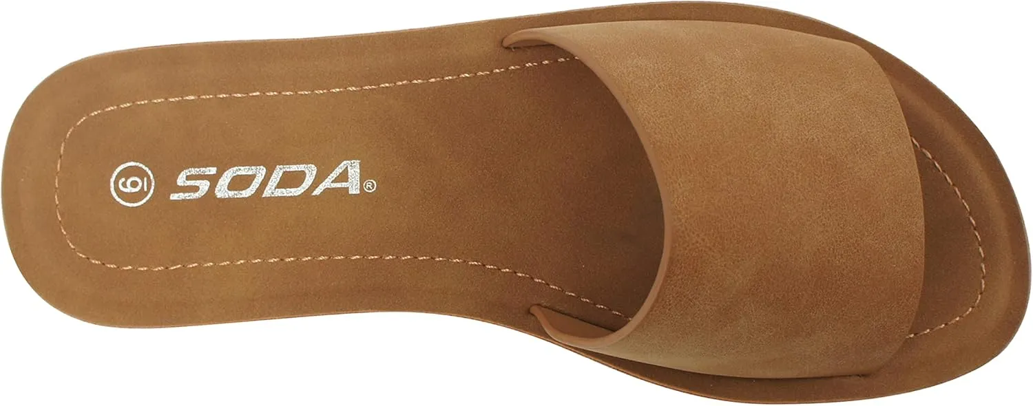 Soda EFRON Women's Casual Slip On Sandals