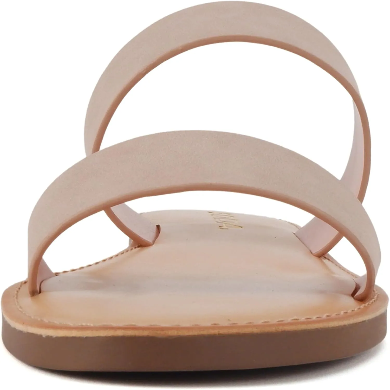 Soda Shoes Women Flip Flops Slippers Sandals Double Strap Slide Casual Bling Rhinestone Crystals AMONG-S