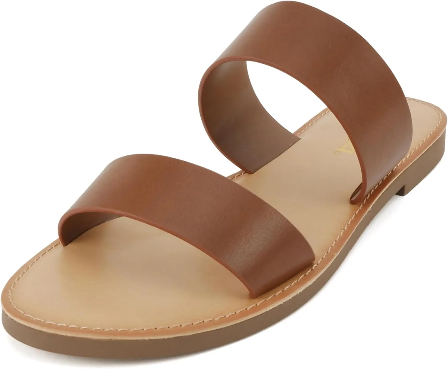 Soda Shoes Women Flip Flops Slippers Sandals Double Strap Slide Casual Bling Rhinestone Crystals AMONG-S