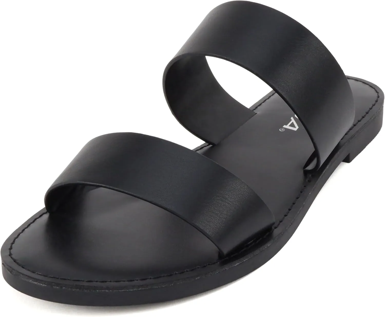 Soda Shoes Women Flip Flops Slippers Sandals Double Strap Slide Casual Bling Rhinestone Crystals AMONG-S