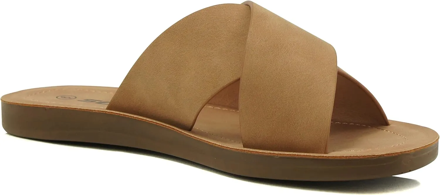 Soda Women's Casual Slip On Sandals