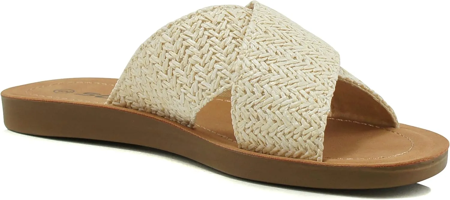 Soda Women's Casual Slip On Sandals