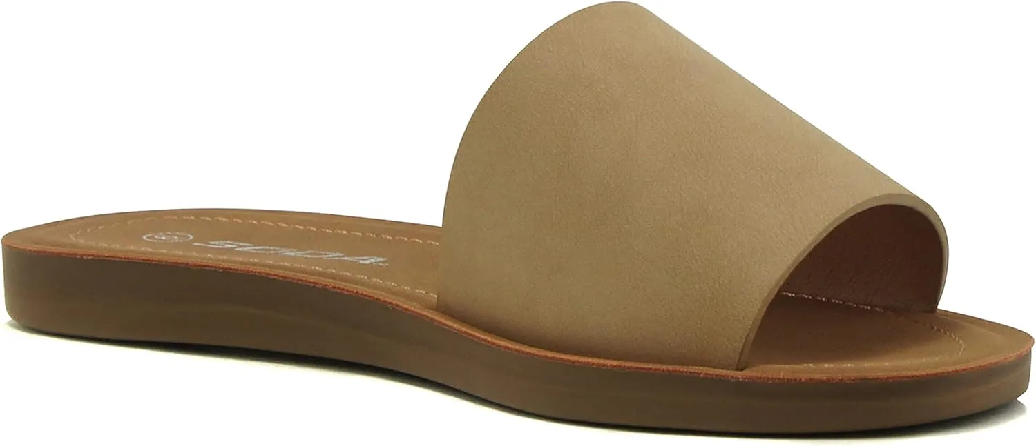 Soda Women's Casual Slip On Sandals