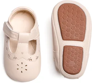 Soft Sole Baby Dress Shoes - Infant Baby Walking Shoes Moccasinss Rubber Sole Crib Shoes.
