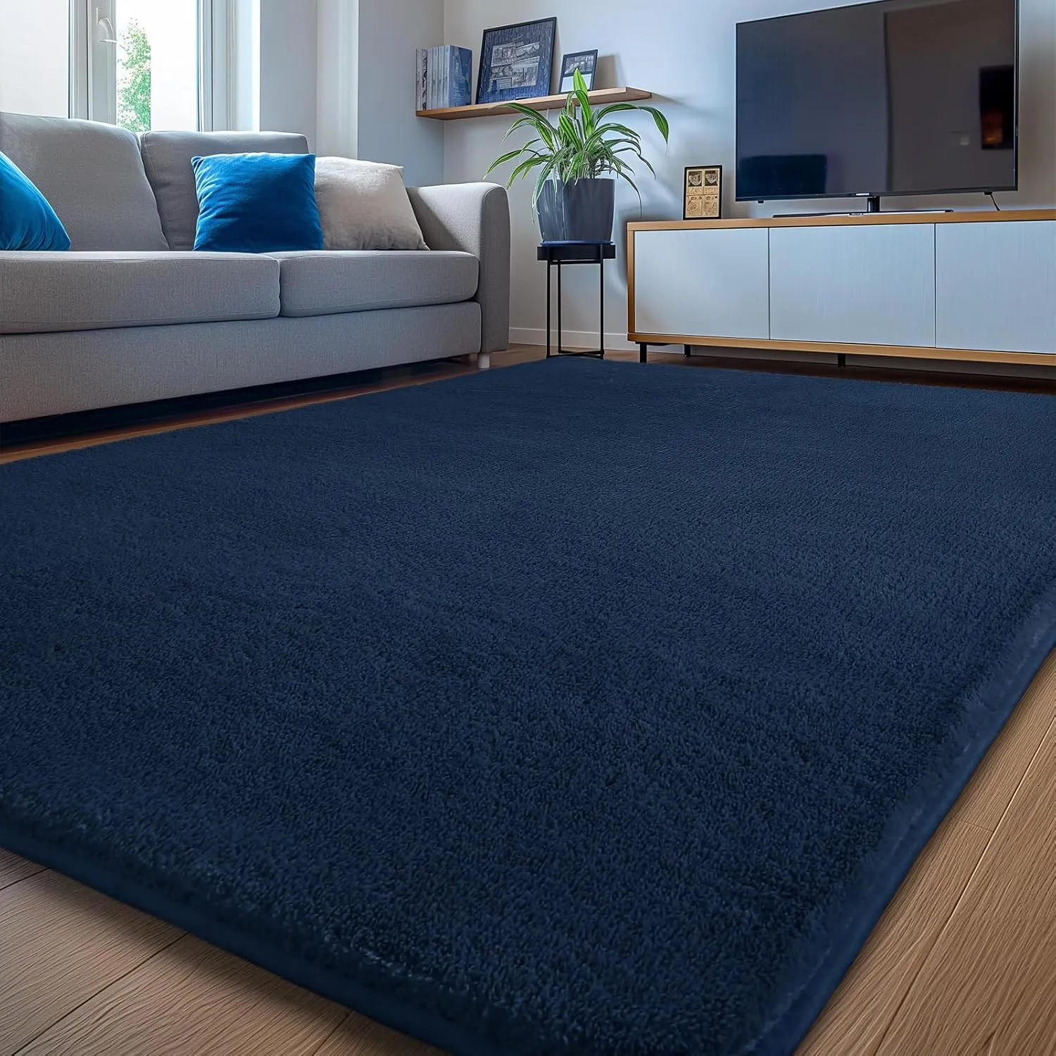 Sour Lemon 8x10 Area Rugs for Living Room, Soft Large Area Rug Fluffy Rugs for Bedroom，Machine Washable Area Rug Non Slip Carpet Rug for Living Room Playroom Kids Room Home Decor