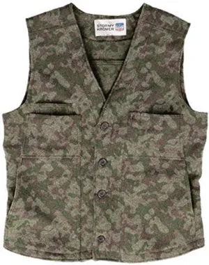 Stormy Kromer Button Vest - Cold Weather Men’s Wool Vest