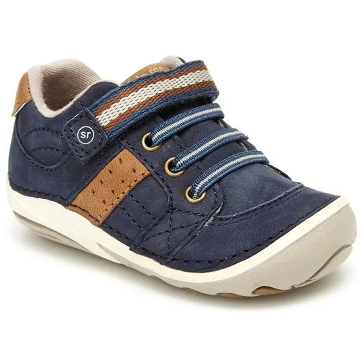 STRIDE RITE SM ARTIE WHITE/NAVY | SOFT MOTION