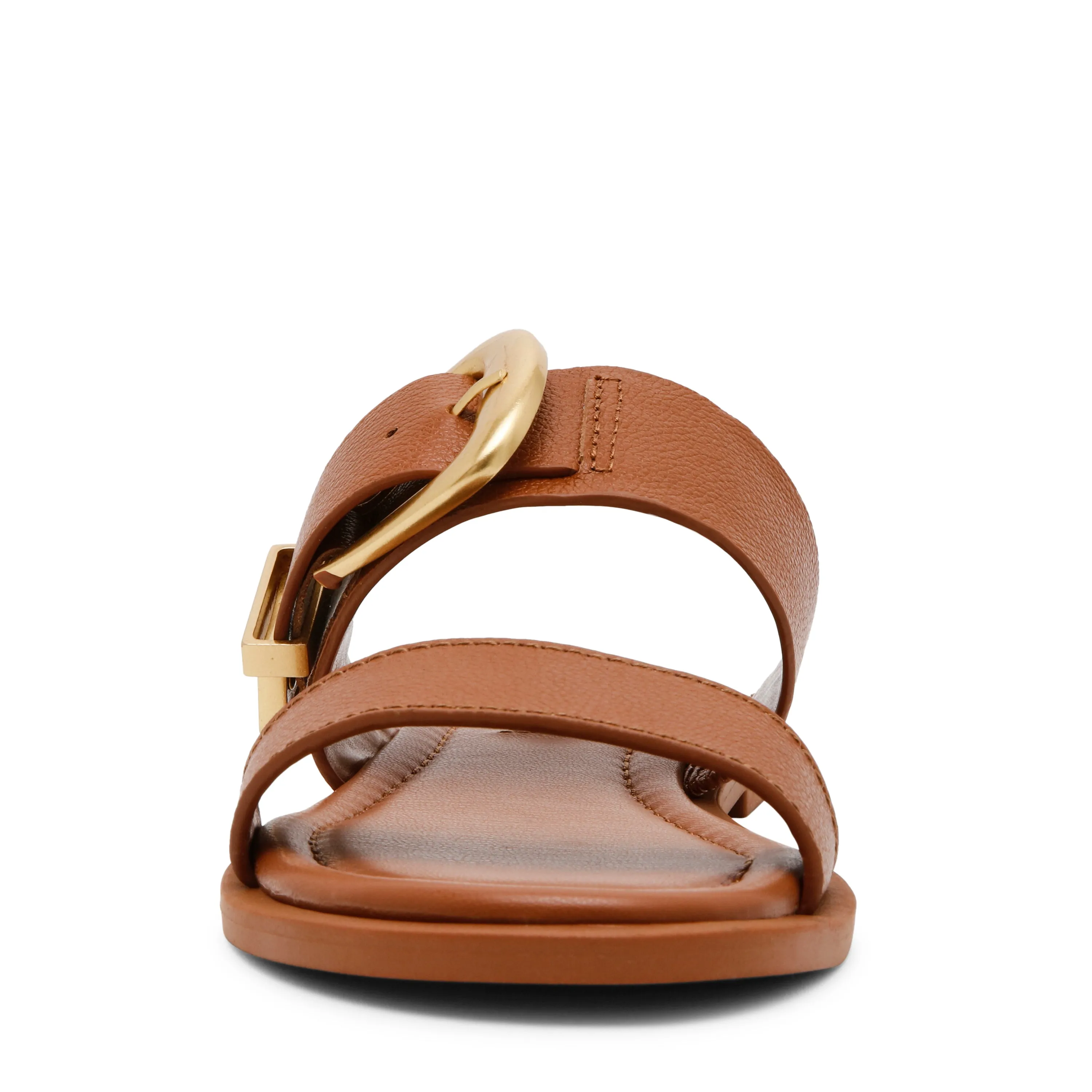 STRIDER COGNAC LEATHER SANDALS
