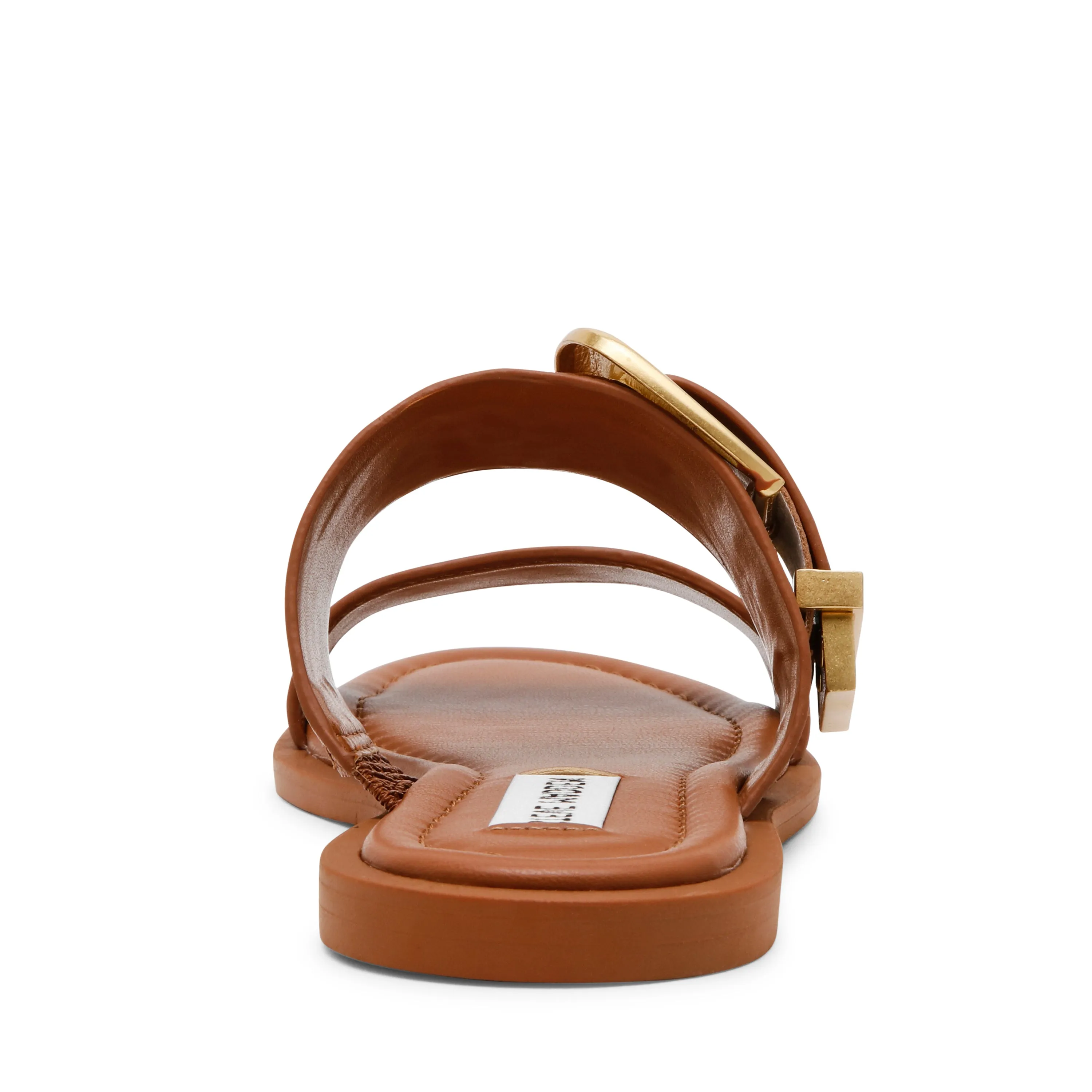 STRIDER COGNAC LEATHER SANDALS