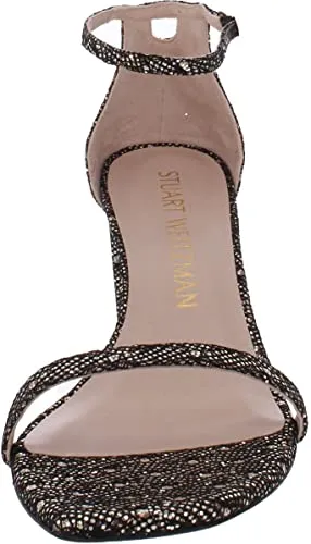 Stuart Weitzman Amelina Block Gold 7.5 M