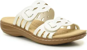 TARYN ROSE Women's Comfort Slide Sandal – Cushioned Footbed, Memory foam, and Adjustable Straps – Lightweight and Stylish for all day summer wear - TOKA