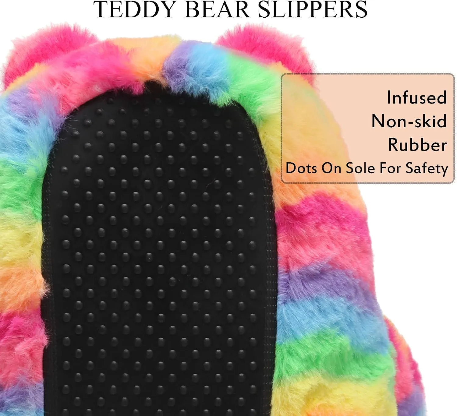 Teddy Bears Slippers For Women Fluffy Shoe Cute House Animal Slippers Fuzzy Cartoon Character Mama Bear Sneaker Slippers Christmas Valentine Birthday Gifts