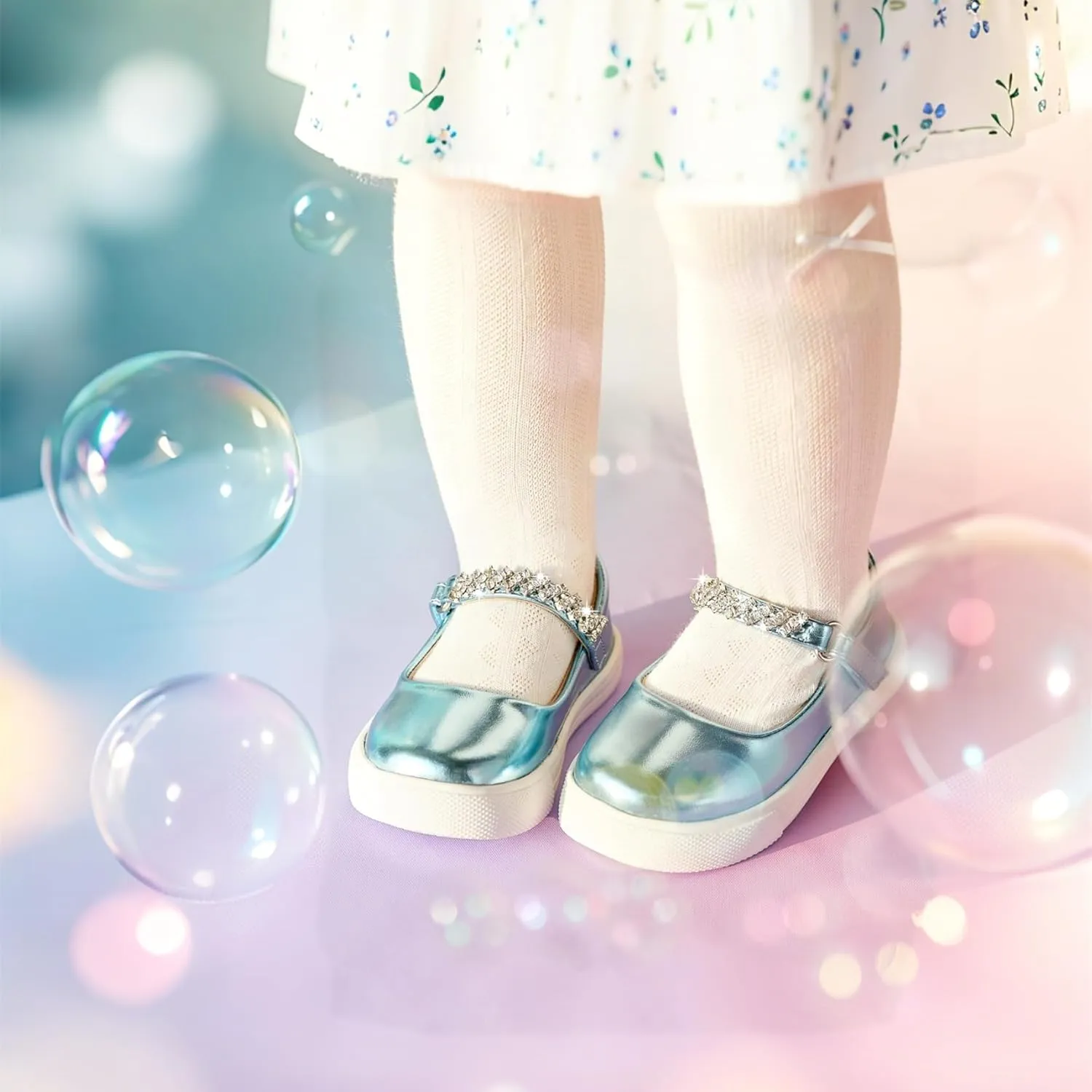 THEE BRON Toddler Shoes Girls Glitter Fashion Sneakers Sparkly Sequin Casual Shoes
