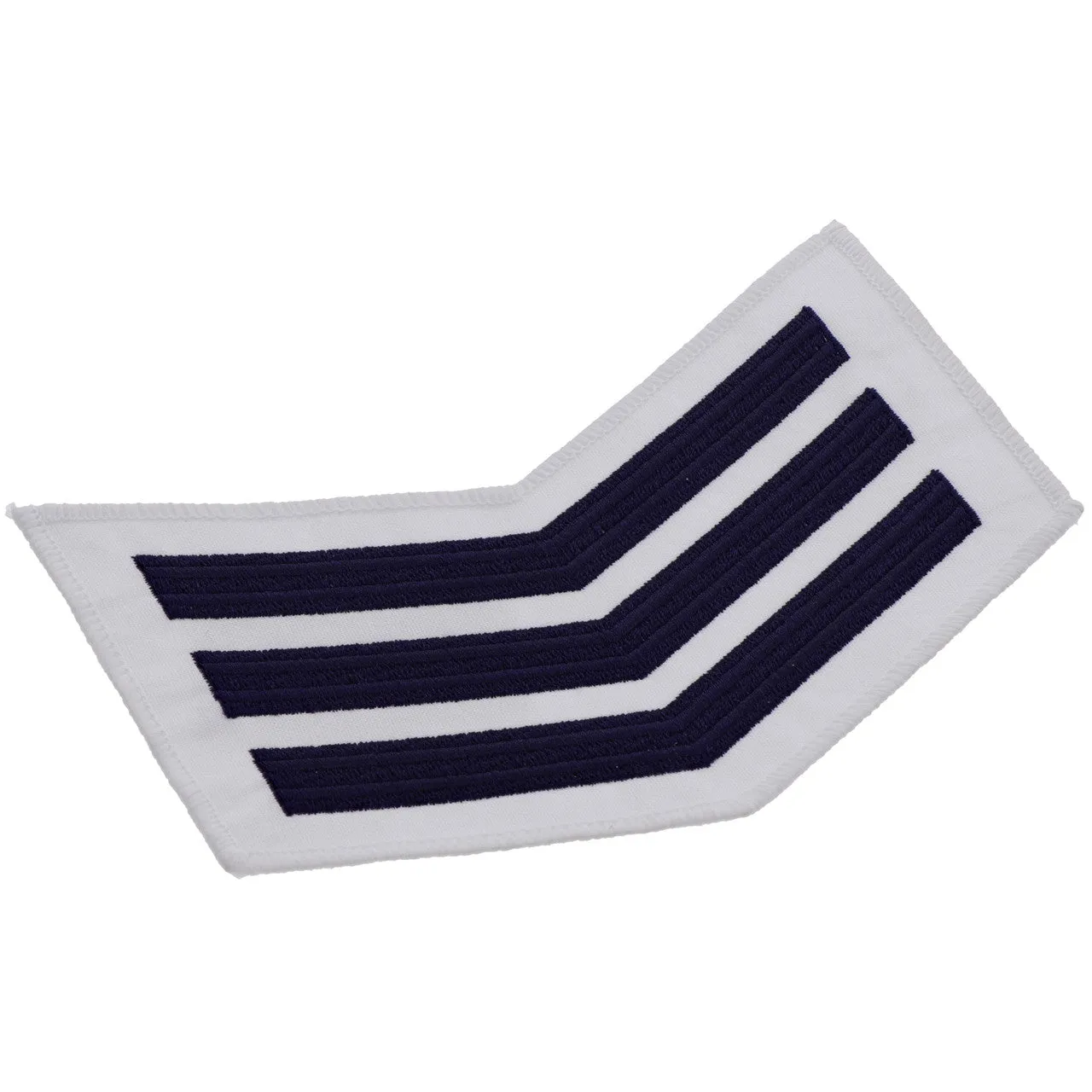 Three Stripes Long Service Badge White