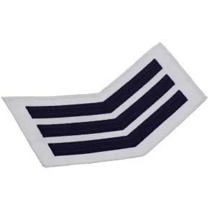 Three Stripes Long Service Badge White