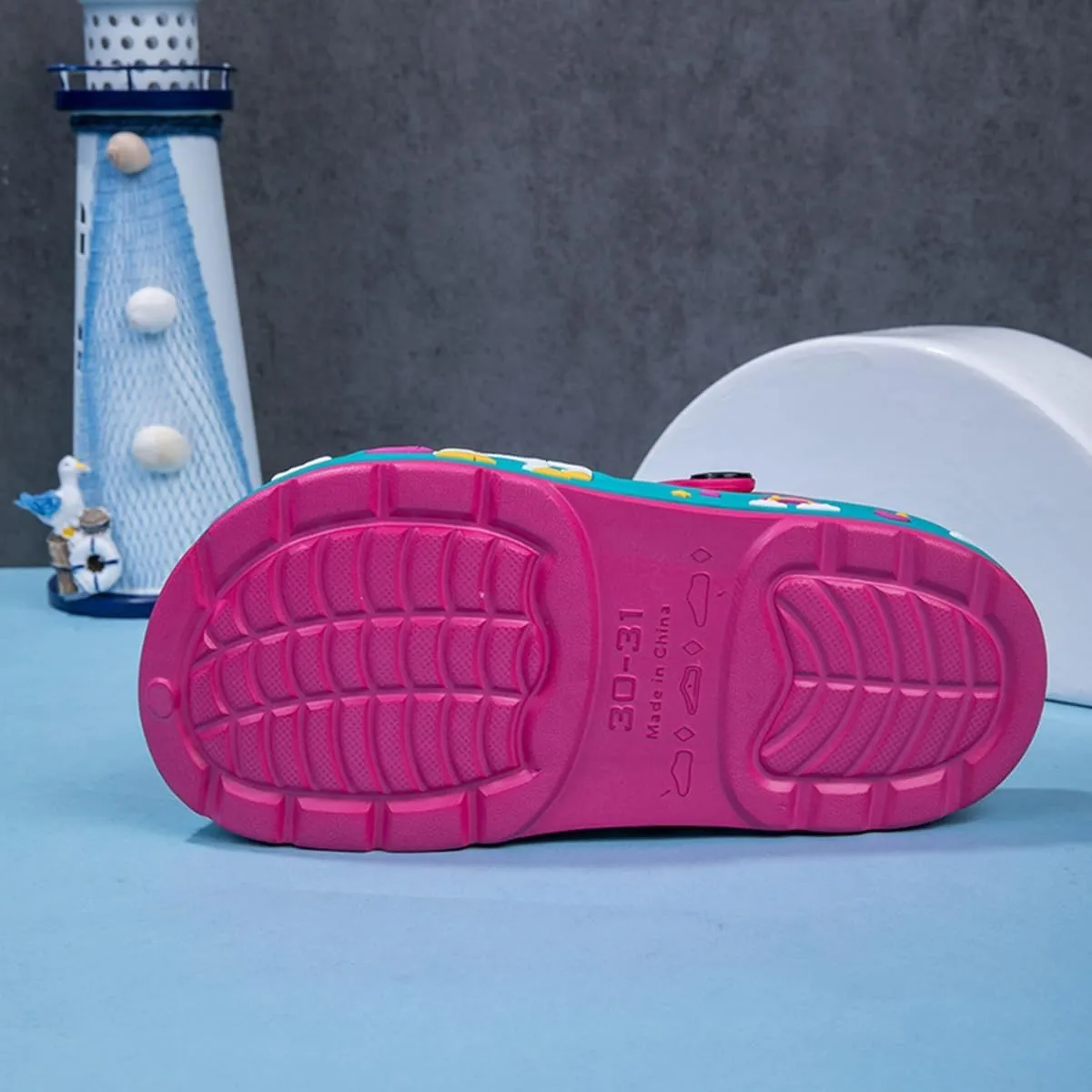 Toddler Boys Girls Buckle Sandals Comfort Close Toe Sandal,Slipper for Kid with Adjustable Heel strap