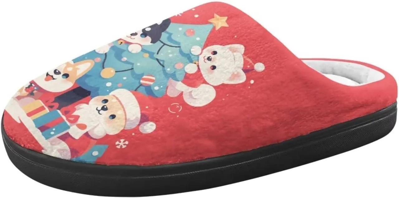 Toddler Cat Slippers, Non-Slip, Soft, Plush, Winter, US Toddler Size, Unisex, Children, Slippers