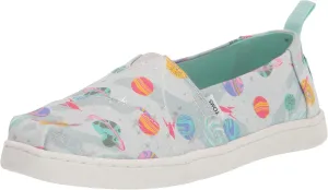 TOMS Kids Boys Alpargata Galaxy Print Slip On Casual Shoes - Blue