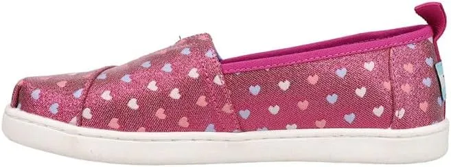 TOMS Kids Girls Alpargata Corduroy Slip On Flats Casual - Pink