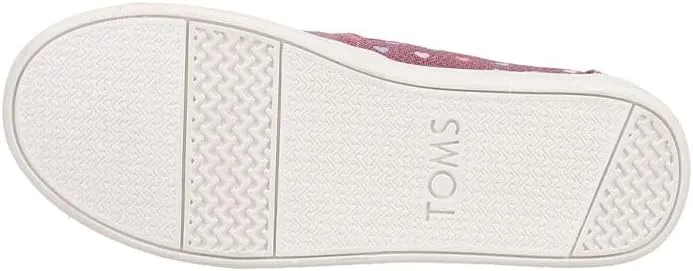 TOMS Kids Girls Alpargata Corduroy Slip On Flats Casual - Pink