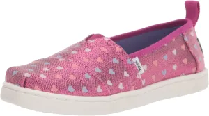 TOMS Kids Girls Alpargata Corduroy Slip On Flats Casual - Pink
