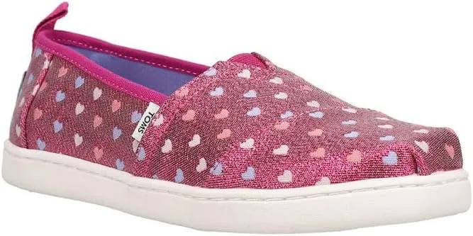 TOMS Kids Girls Alpargata Corduroy Slip On Flats Casual - Pink