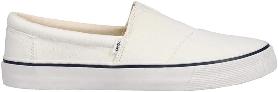 TOMS Womens Alpargata Fenix Slip On Sneakers Shoes Casual - White - Size 7.5 B