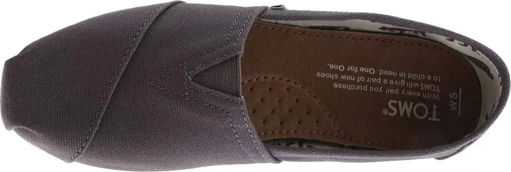 TOMS Womens Alpargata Geometric Slip On Flats Casual - Blue
