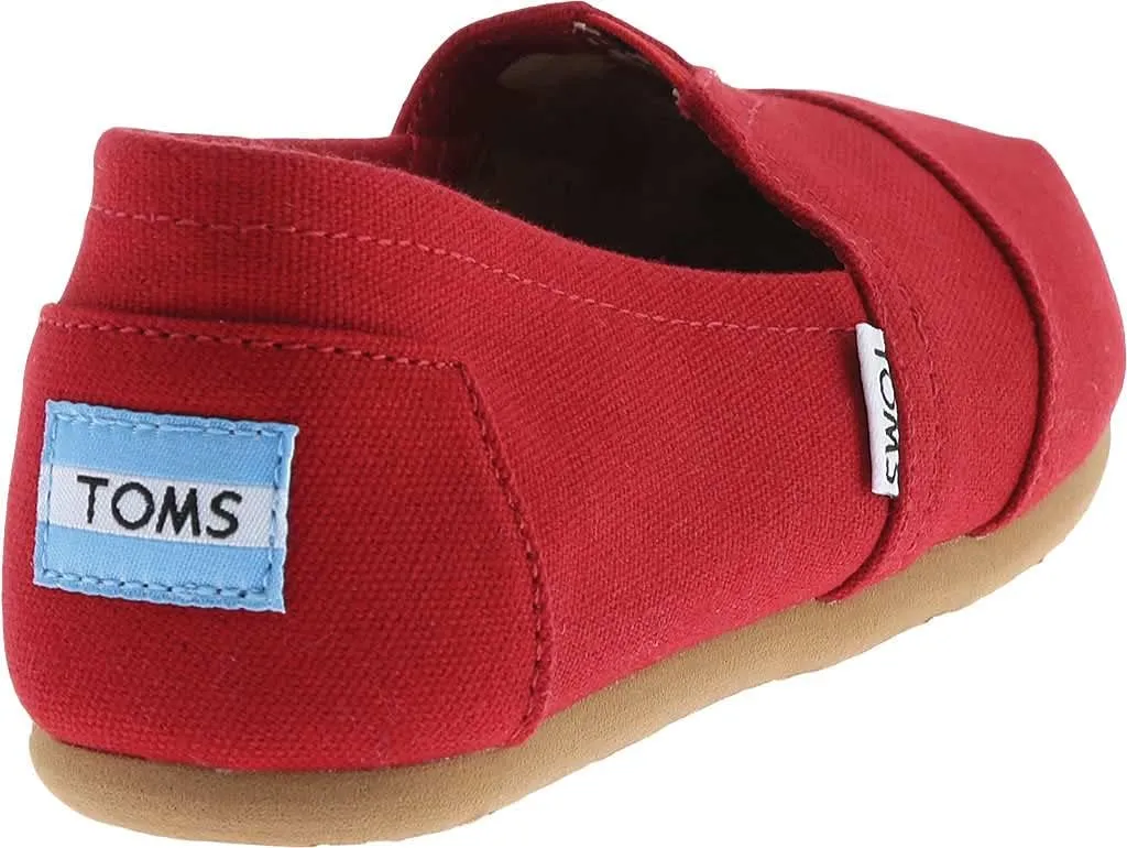 TOMS Womens Alpargata Geometric Slip On Flats Casual - Blue