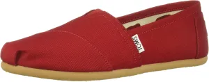 TOMS Womens Alpargata Geometric Slip On Flats Casual - Blue