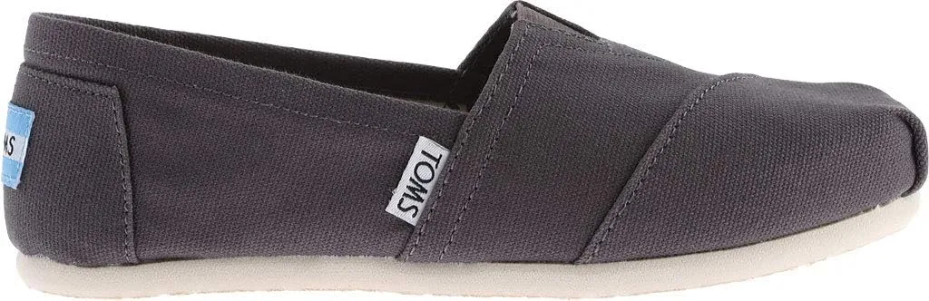 TOMS Womens Alpargata Geometric Slip On Flats Casual - Blue