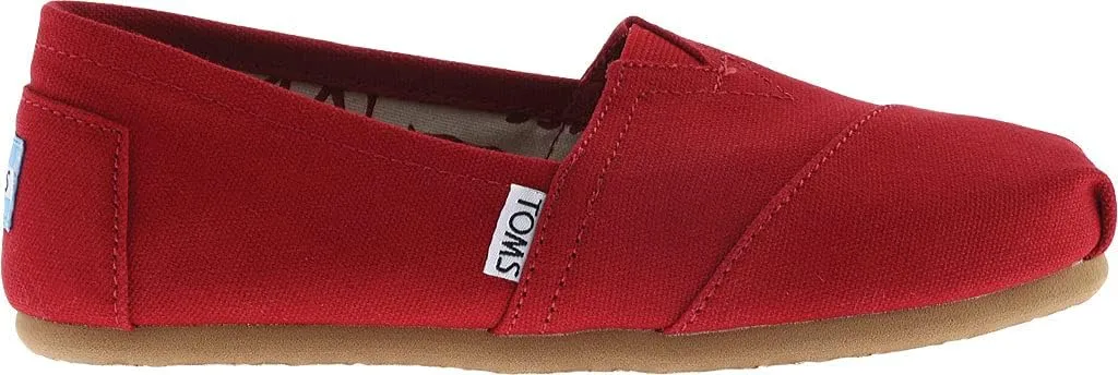 TOMS Womens Alpargata Geometric Slip On Flats Casual - Blue